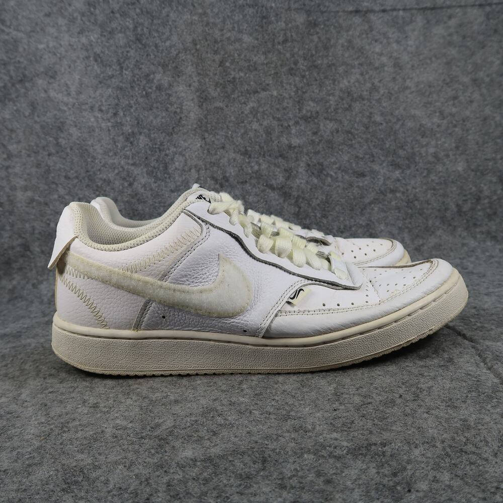 Nike Shoes Womens 9 Sneakers Court Vision Athletic Casual White Black Trainers